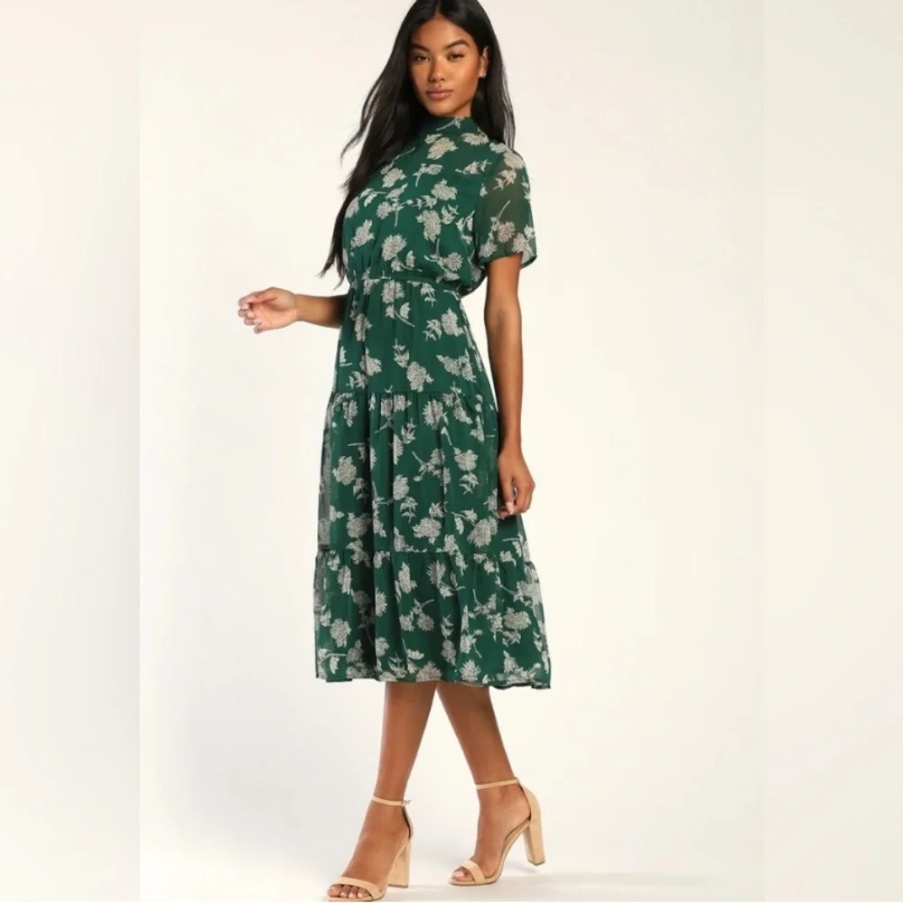 Lulu’s Dressed Up Floral Dress - Picture 2 of 8